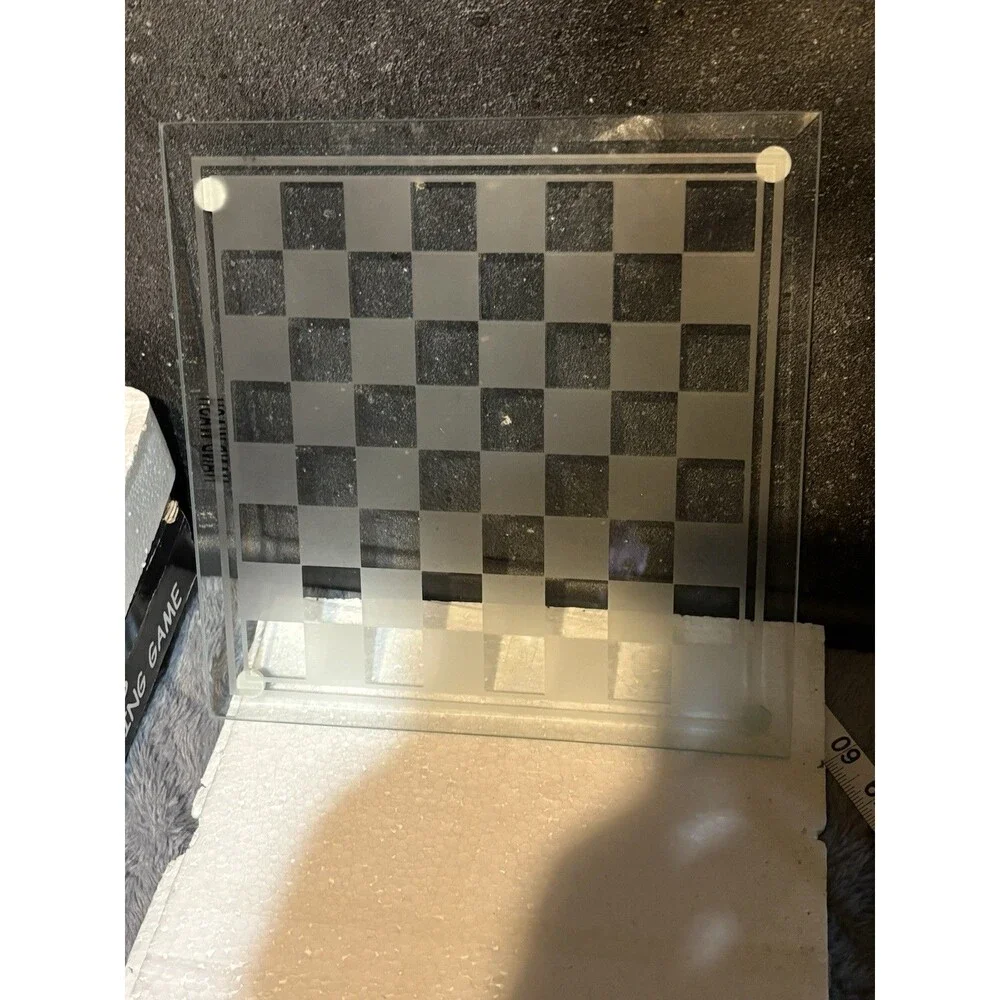 32-Piece Glass Chess Set With Drinking Shot Glasses & Glass Board Party Game
